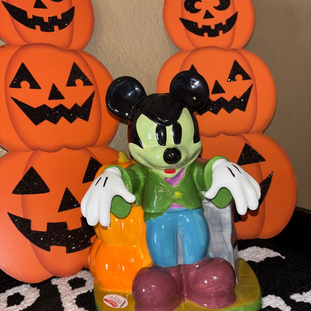 Mickey Mouse Frankenstein Cookie Jar